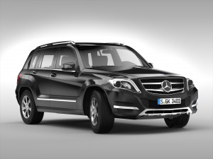 mercedes benz glk class 2012 - 2015 3D Model