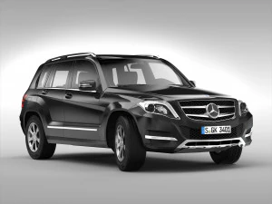mercedes benz glk class 2012 - 2015 3D Model