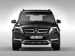 mercedes benz glk class 2012 - 2015 3D Model