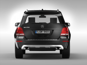 mercedes benz glk class 2012 - 2015 3D Model