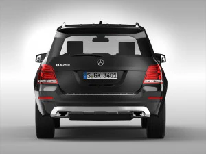 mercedes benz glk class 2012 - 2015 3D Model