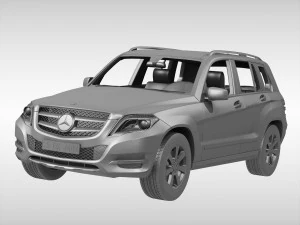 mercedes benz glk class 2012 - 2015 3D Model