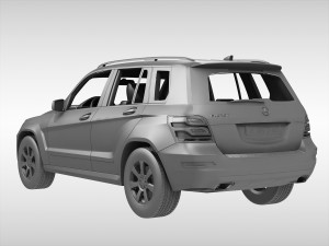 mercedes benz glk class 2012 - 2015 3D Model