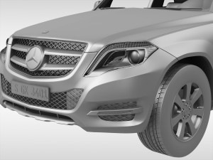mercedes benz glk class 2012 - 2015 3D Model