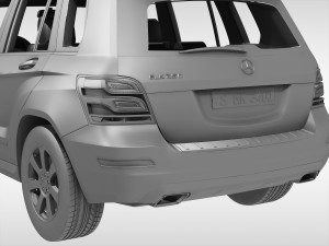 mercedes benz glk class 2012 - 2015 3D Model