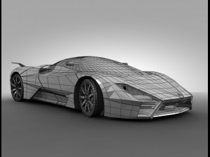 ssc tuatara 2013 3D Model