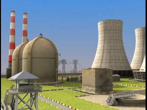 nuclear powerplant 3D Model