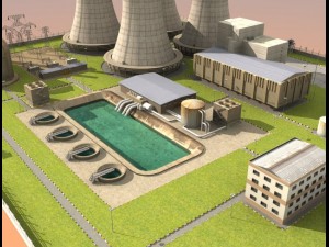 nuclear powerplant 3D Модель