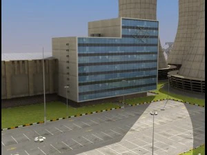 nuclear powerplant 3D Model