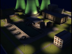 nuclear powerplant 3D Модель