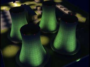 nuclear powerplant 3D Model