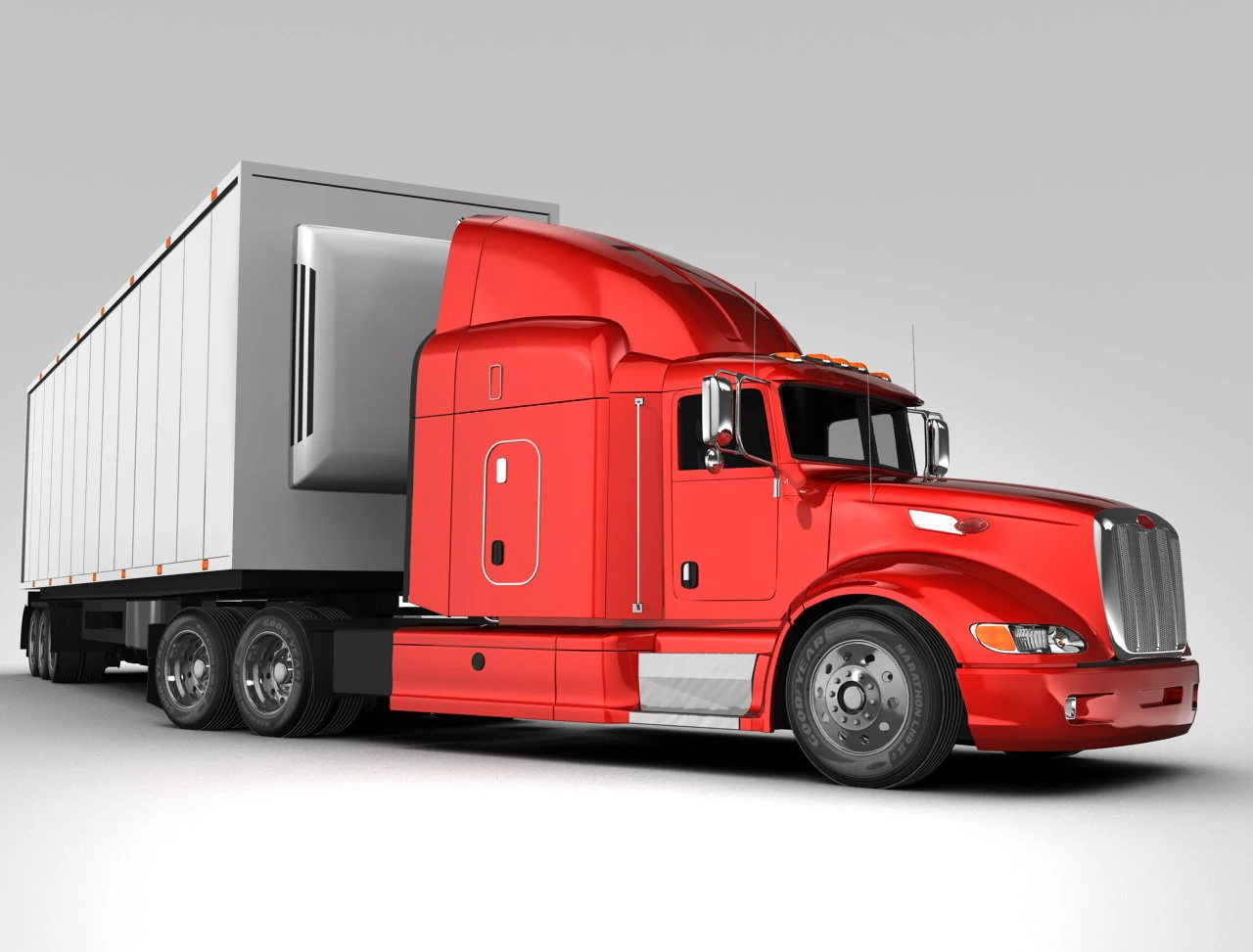 peterbilt 386 3D Model .c4d .max .obj .3ds .fbx .stl .blend 