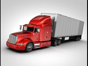 peterbilt 386 3D Model