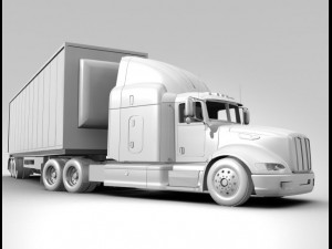 peterbilt 386 Model 3D