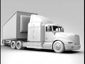 peterbilt 386 3D Model