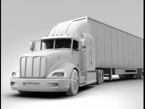peterbilt 386 3D Model