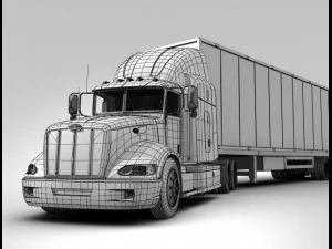 peterbilt 386 3D Model