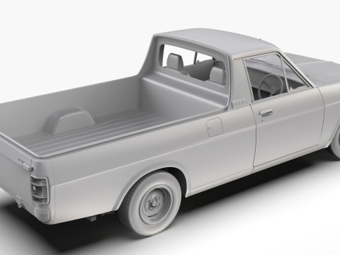 Datsun 1200 UTE B120 1971 - 1986 Modèle 3D