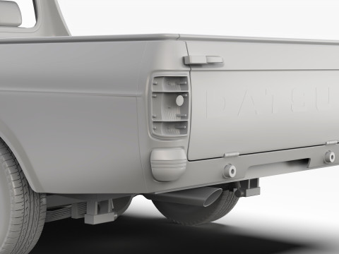 Datsun 1200 UTE B120 1971 - 1986 Modèle 3D