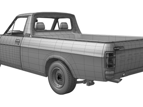 Datsun 1200 UTE B120 1971 - 1986 Modèle 3D