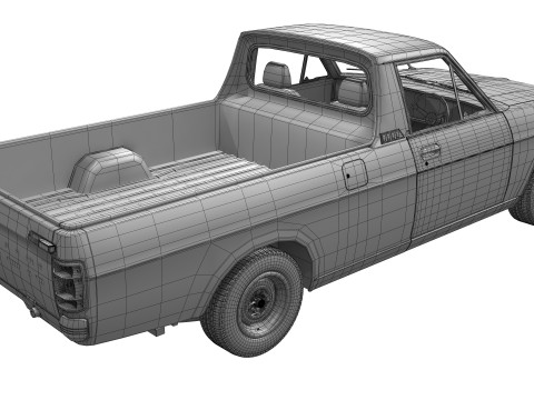 Datsun 1200 UTE B120 1971 - 1986 Modèle 3D
