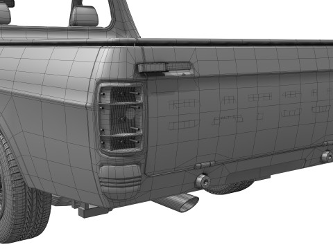 Datsun 1200 UTE B120 1971 - 1986 Modèle 3D