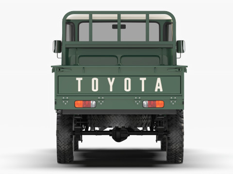 Toyota Land Cruiser FJ45 Pickup 1978 Modello 3D