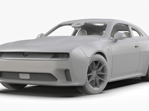 Dodge Charger Daytona 2025 Modello 3D