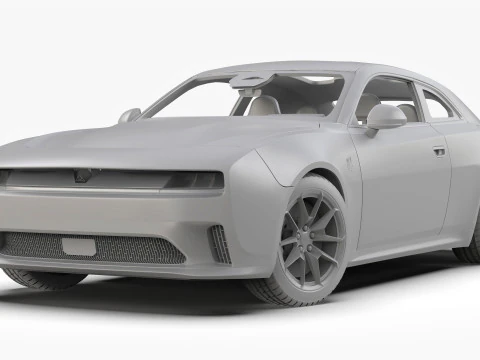 Dodge Charger Daytona 2025 3D Model