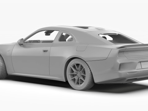 Dodge Charger Daytona 2025 Modello 3D