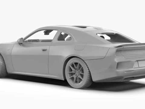 Dodge Charger Daytona 2025 3D Model