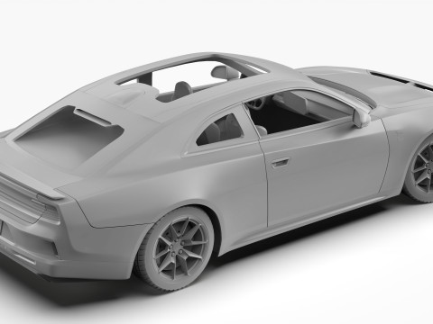 Dodge Charger Daytona 2025 Modello 3D