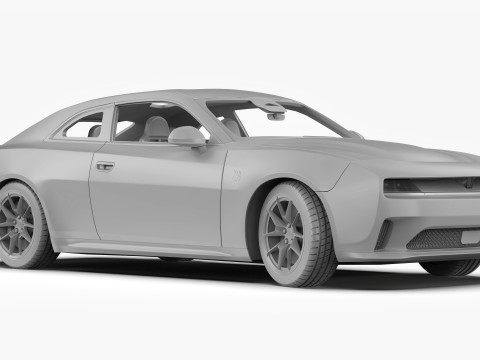 Dodge Charger Daytona 2025 Modello 3D