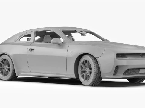 Dodge Charger Daytona 2025 3D Model