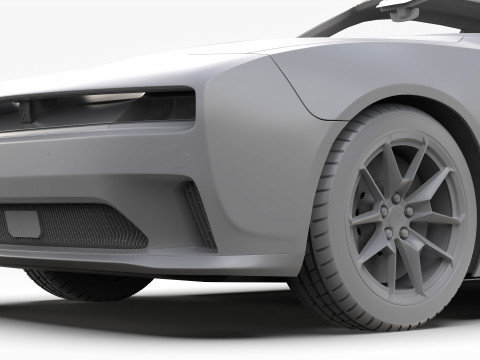 Dodge Charger Daytona 2025 Modello 3D