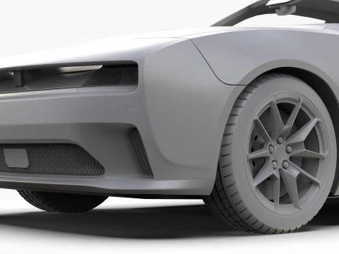Dodge Charger Daytona 2025 3D Model