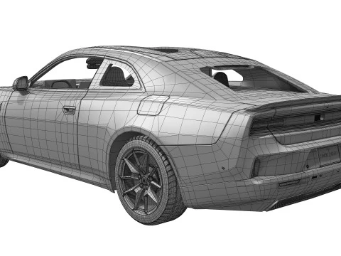 Dodge Charger Daytona 2025 3D Model