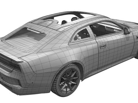 Dodge Charger Daytona 2025 Modello 3D