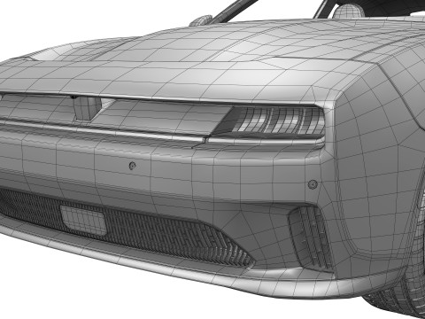 Dodge Charger Daytona 2025 Modello 3D