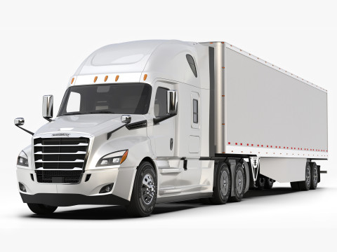 Freightliner Cascadia 2017 - Present HQ Interior 3Dモデル