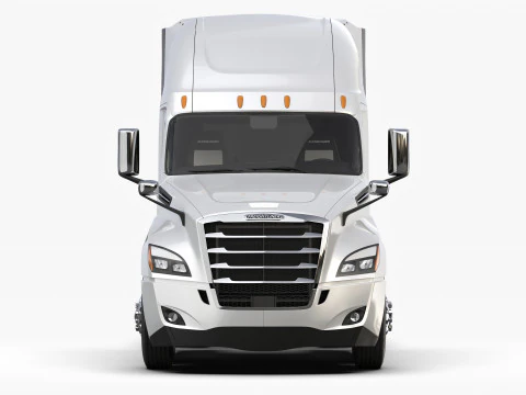 Freightliner Cascadia 2017 - Present HQ Interior 3D Model