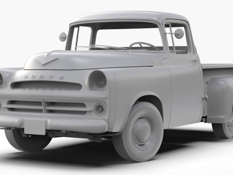 Dodge D100 1957 3D 模型