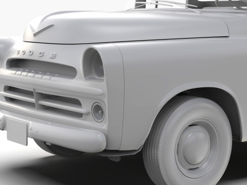 Dodge D100 1957 3D 模型