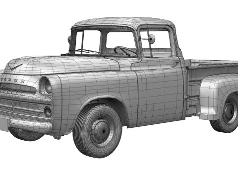Dodge D100 1957 3D 模型