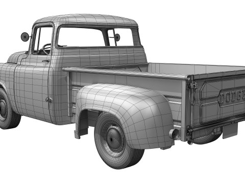 Dodge D100 1957 3D 模型