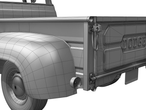 Dodge D100 1957 3D 模型