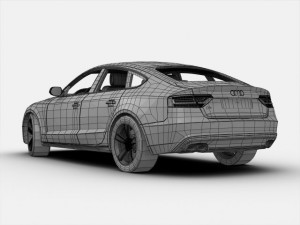 audi s5 sportback 2013 Modelo 3D