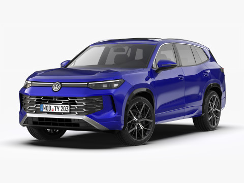Volkswagen Tayron 2025 3Dモデル