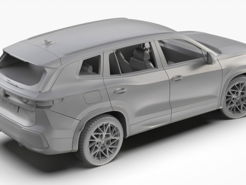 Volkswagen Tayron 2025 Modèle 3D