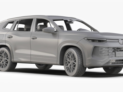 Volkswagen Tayron 2025 Modèle 3D